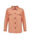 Cotton Blend Denim Shirt