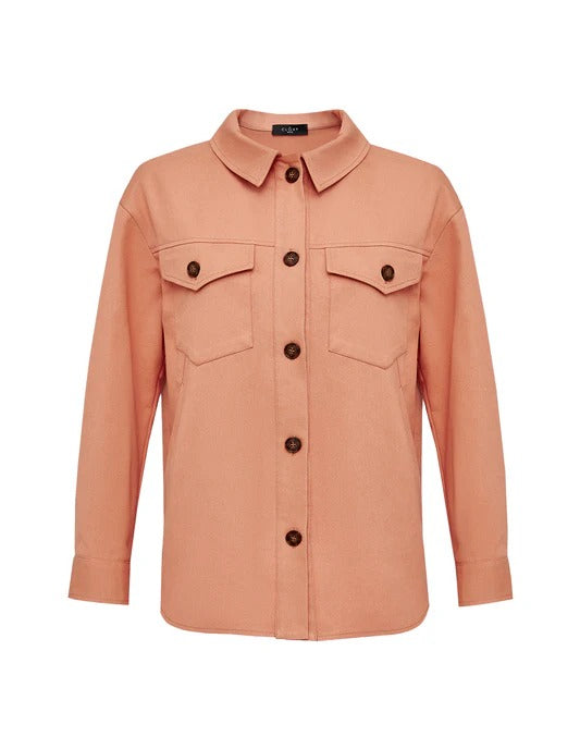 Cotton Blend Denim Shirt