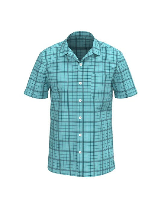 Button-Down Checked Shirt